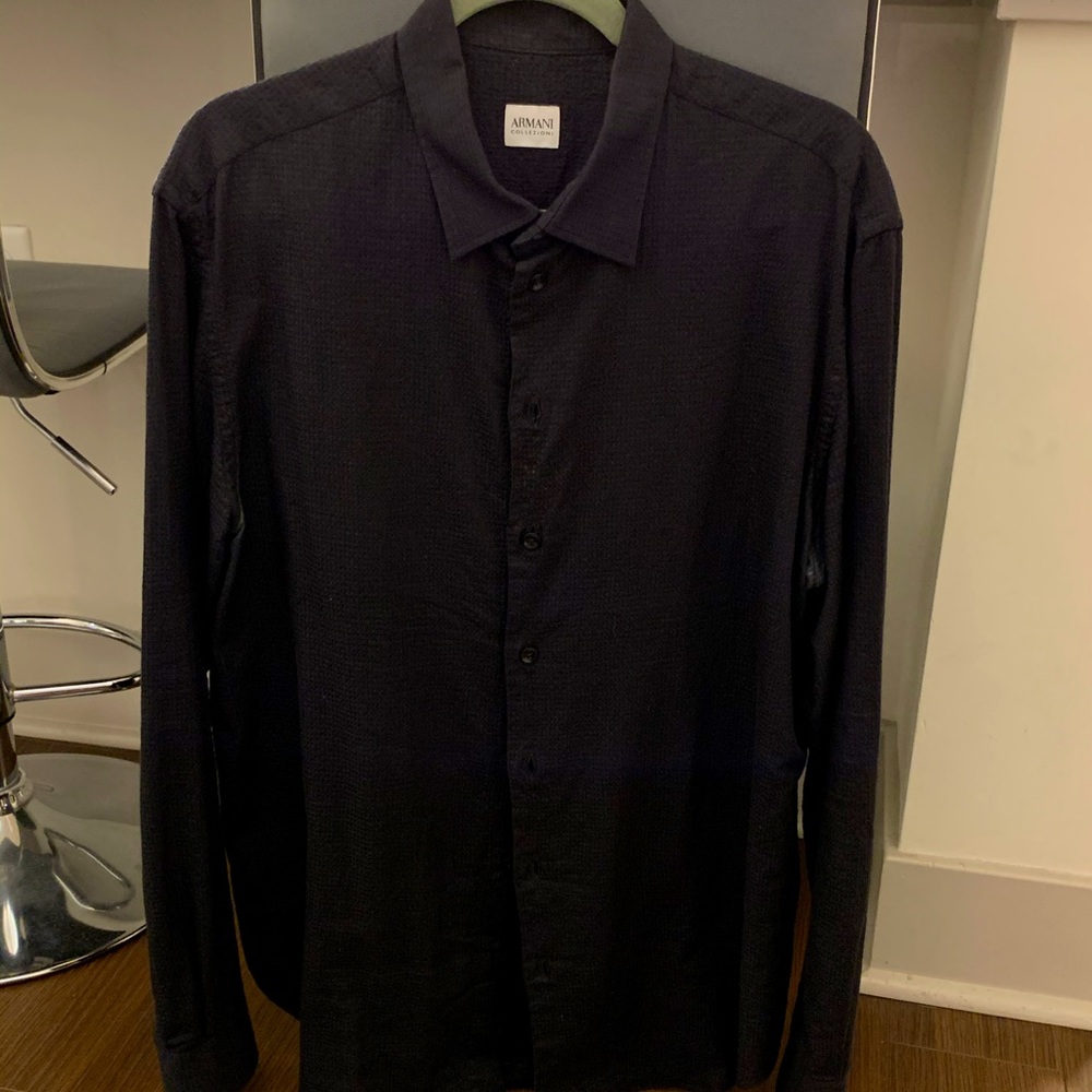 Armani Collezioni Black Shirt L